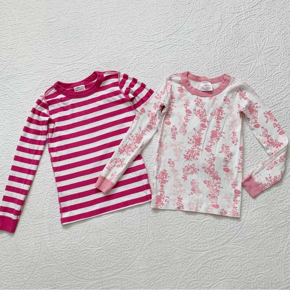 Hanna Andersson Organic Cotton Longsleeve‎ PJ Tops (Set of 2)